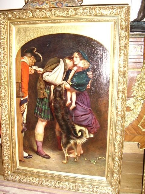 the order of release by alice 'o' clay signed oil on canvas c1880 one of a pair