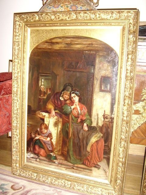 the silken gownby alice o claysigned oil on canvas c1880 one of a pair