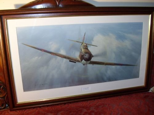 open edition print of spitfire by gerald coulson 35 x 215 inches