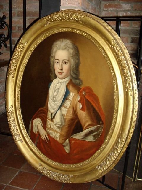 17th century oil portrait of a young gentleman english school circle of d'agar stunning quality in original giltwood frame 38 x 33 inches