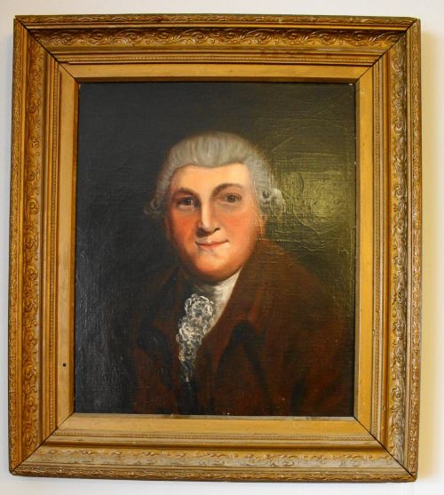 oil portrait of famous actor david garrick by artist thomas horner george iv regency period c1807 to c1820 size h26 x w23 inches