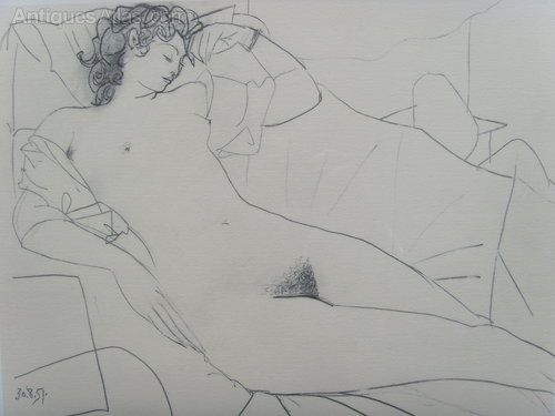 l'odalisque by pablo picasso stamped dated