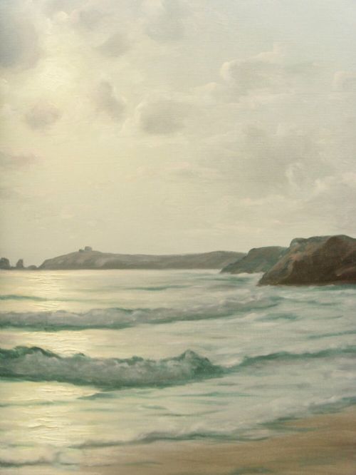 large brittany seascape by roger de la corbiere of stpierre de quiberonoil paintings of the sea