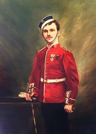 british red coat bandsman 2nd dg musician drum major 2nd dragoons guards 1860 1885 british military oil portrait paintings