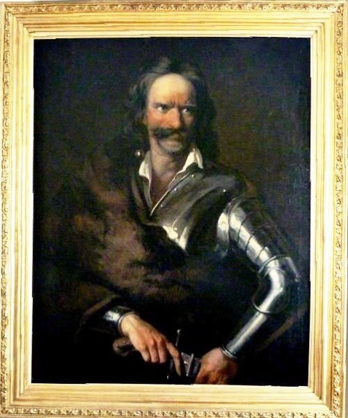 prince francis rakoczi i of transylvania oil portrait painting of man in armour