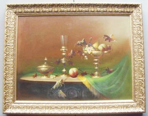 jozsef molnar still life fruit oil painting on canvas