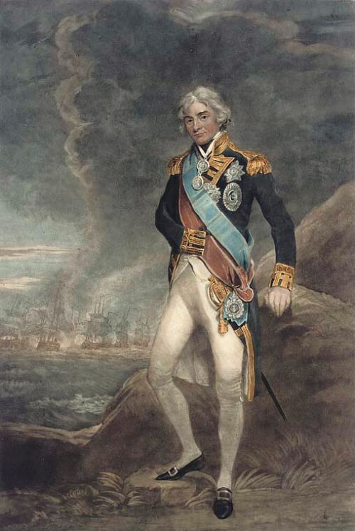 portrait of admiral lord nelson after sir john hoppner mezzotint engraving by cturner circa 1802