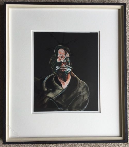 francis bacon 1966 lithograph of isabel rawsthorne after original portrait painting