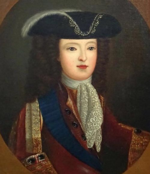 king louis xv of france manner of pierre gobert 18thc oil portrait painting