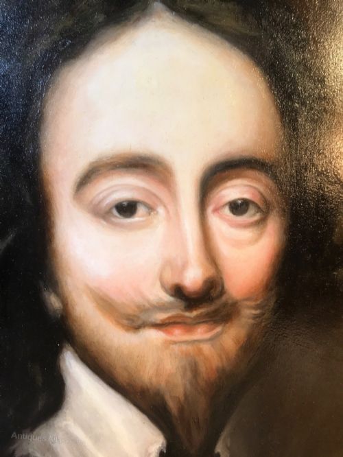 king charles i after van dyck royal oil portrait paintings