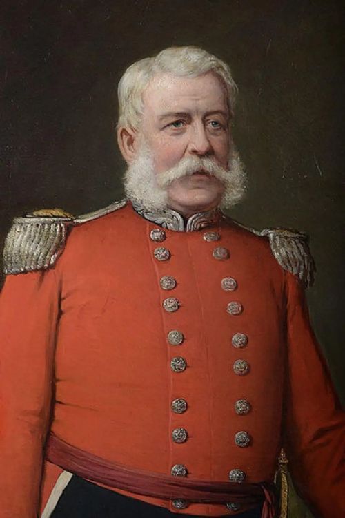 military officer portrait painting of red coat john l scott