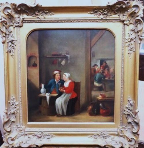 david teniers the younger after tavern interior 18th dutch school oil portrait paintings