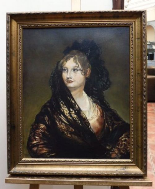 isabel de porcel after goya spanish lady oil portrait paintings