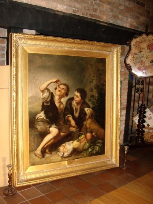 the pie eaters after bartolome esteban murillo european school oil portrait paintings
