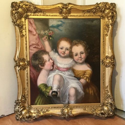 the calmady children studio of sir thomas lawrence 19th oil portrait paintings of emily laura cycill