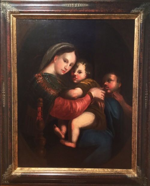 madonna child after raphael 18th religious oil portrait paintings