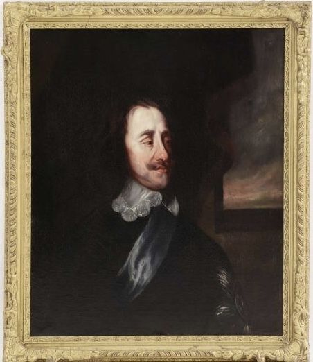 king charles i after sir peter lely 17th oil portrait paintings