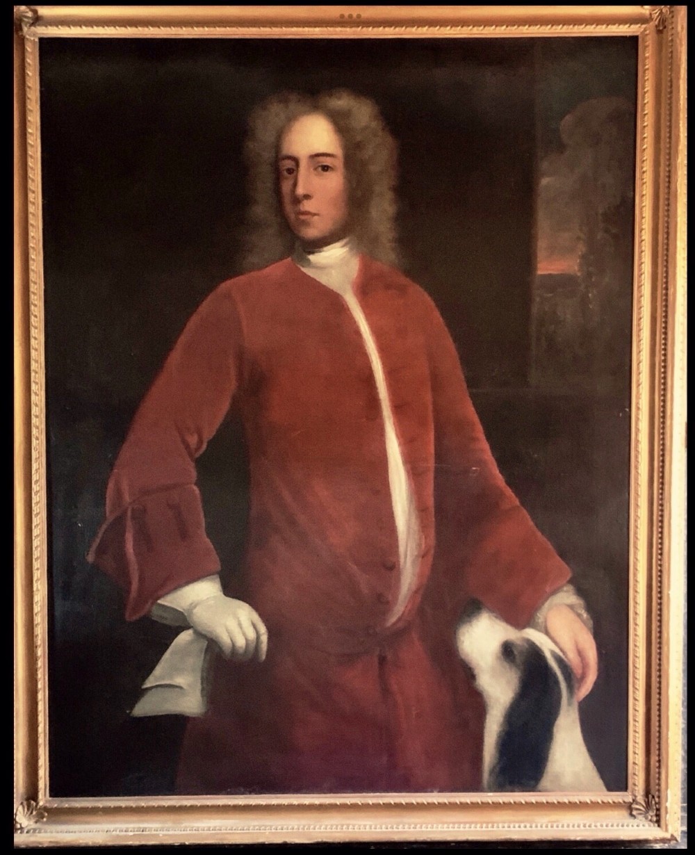 18th oil portrait attributed to hans hysing 16781752 english nobleman painting