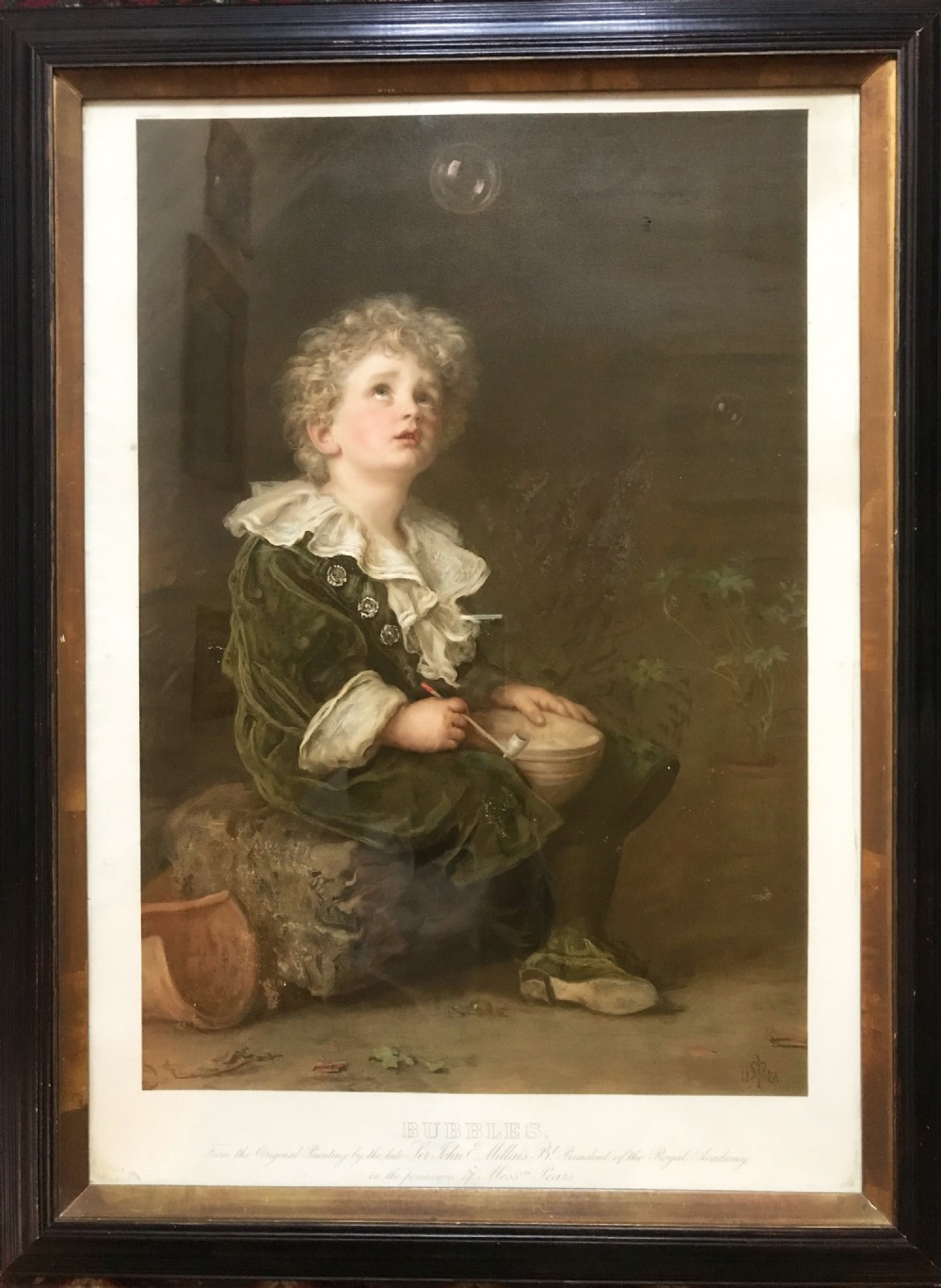 bubbles pears print after john everett millais antique portraits