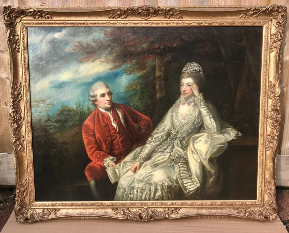 circle of joshua reynolds studio sample portrait of david eva maria garrick 18th national gallery oil paintings